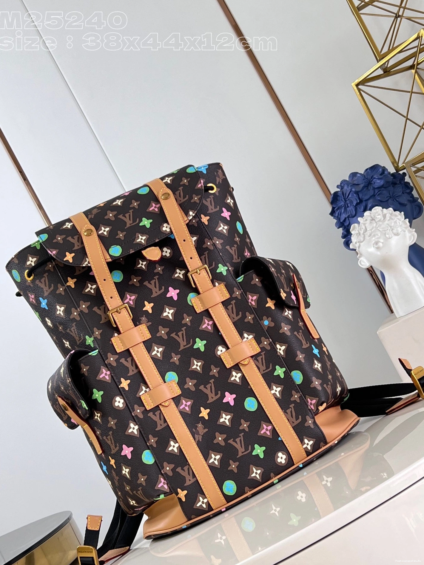 FS CHEAP MM-38*44*12.5CM Vuitton Christopher Backpack Louis 0723